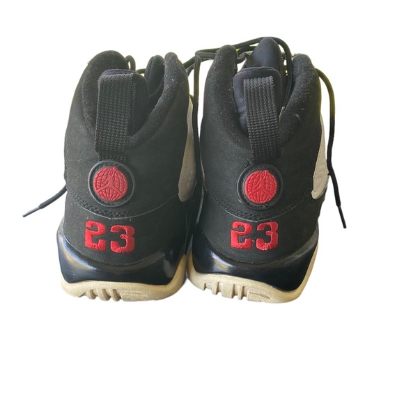 2016 Air Jordan Shoes Retro 9 IX GS OG Space Jam Blk Wht Red 302359 112 Sz 7 Y - Picture 4 of 8